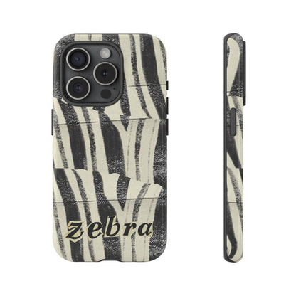 Zebra Phonecase For Ehlers Danlos (EDS), Rare Diagnosis, Primary Immune Deficiency ,Awareness