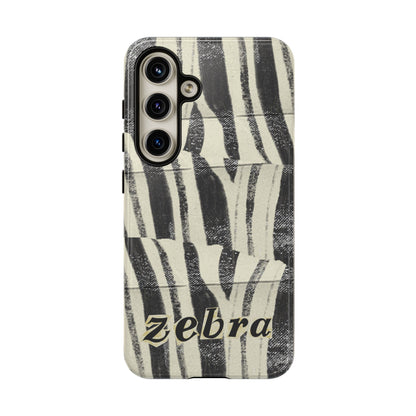 Zebra Phonecase For Ehlers Danlos (EDS), Rare Diagnosis, Primary Immune Deficiency ,Awareness