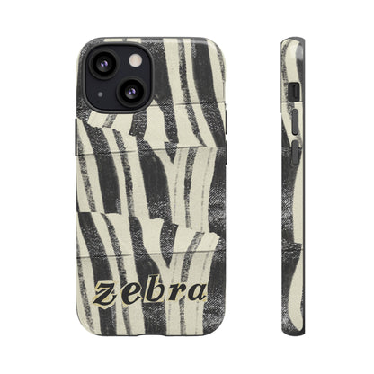 Zebra Phonecase For Ehlers Danlos (EDS), Rare Diagnosis, Primary Immune Deficiency ,Awareness