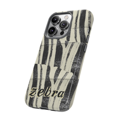 Zebra Phonecase For Ehlers Danlos (EDS), Rare Diagnosis, Primary Immune Deficiency ,Awareness