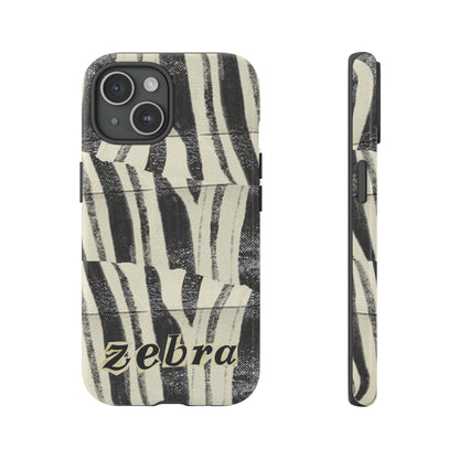 Zebra Phonecase For Ehlers Danlos (EDS), Rare Diagnosis, Primary Immune Deficiency ,Awareness