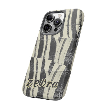 Zebra Phonecase For Ehlers Danlos (EDS), Rare Diagnosis, Primary Immune Deficiency ,Awareness