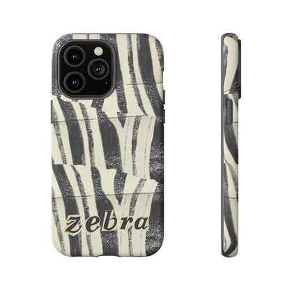 Zebra Phonecase For Ehlers Danlos (EDS), Rare Diagnosis, Primary Immune Deficiency ,Awareness