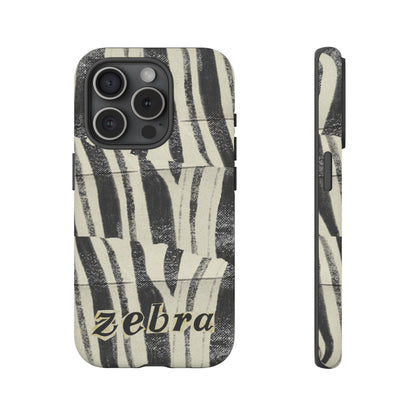 Zebra Phonecase For Ehlers Danlos (EDS), Rare Diagnosis, Primary Immune Deficiency ,Awareness