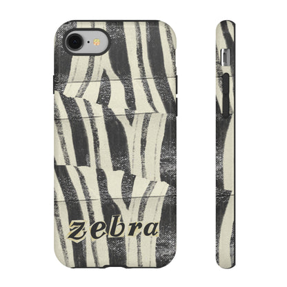 Zebra Phonecase For Ehlers Danlos (EDS), Rare Diagnosis, Primary Immune Deficiency ,Awareness