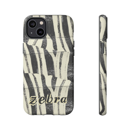 Zebra Phonecase For Ehlers Danlos (EDS), Rare Diagnosis, Primary Immune Deficiency ,Awareness