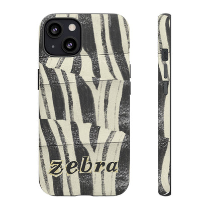 Zebra Phonecase For Ehlers Danlos (EDS), Rare Diagnosis, Primary Immune Deficiency ,Awareness