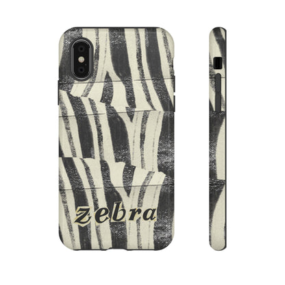 Zebra Phonecase For Ehlers Danlos (EDS), Rare Diagnosis, Primary Immune Deficiency ,Awareness