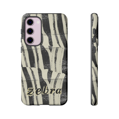 Zebra Phonecase For Ehlers Danlos (EDS), Rare Diagnosis, Primary Immune Deficiency ,Awareness