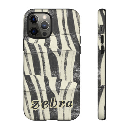 Zebra Phonecase For Ehlers Danlos (EDS), Rare Diagnosis, Primary Immune Deficiency ,Awareness