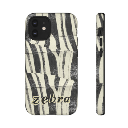 Zebra Phonecase For Ehlers Danlos (EDS), Rare Diagnosis, Primary Immune Deficiency ,Awareness